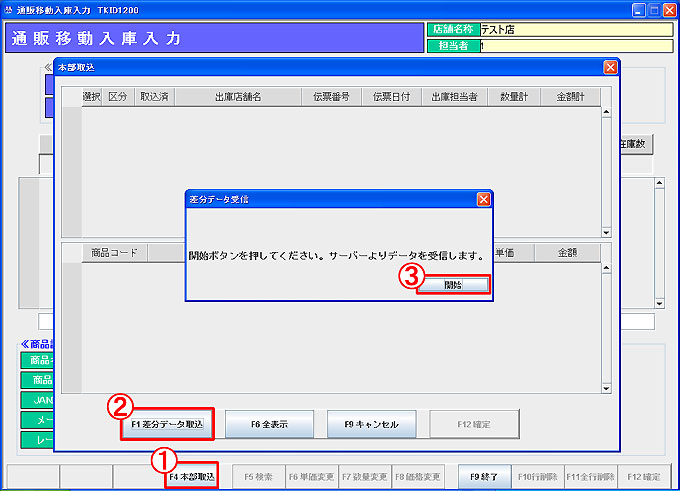 差分データ受信