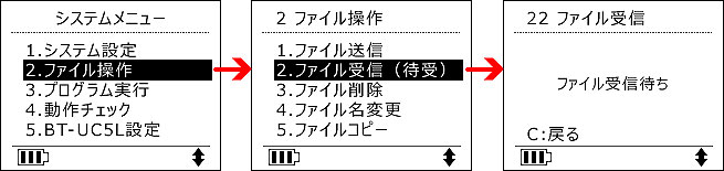 プログラム送信